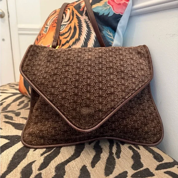 Rare BOTTEGA VENETA Butterfly 🦋🦋 Crossbody Chocolate - Picture 5 of 14